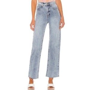 Superdown Sierra High Waisted Jean Light Blue Wash